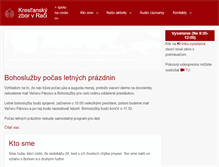 Tablet Screenshot of kzraca.sk